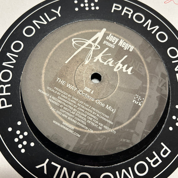 Joey Negro Presents Akabu : The Way (12", Promo)