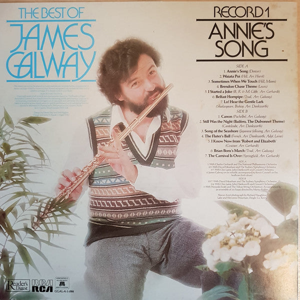 James Galway : The Best Of James Galway (4xLP, Album + Box, Comp)