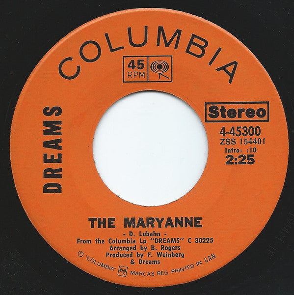 Dreams (4) : Devil Lady / The Maryanne (7", Single)