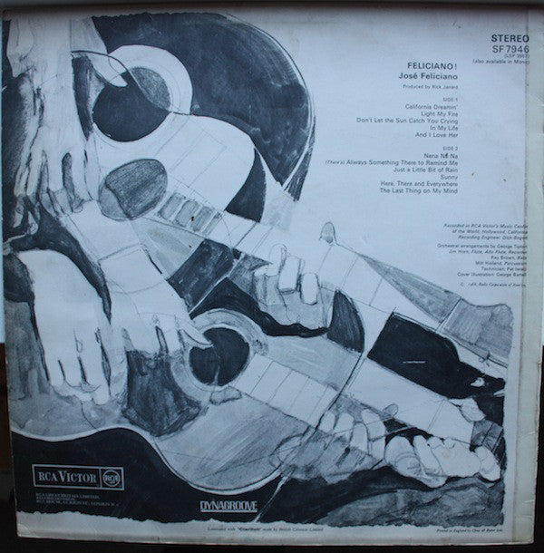 José Feliciano : Feliciano! (LP, Album, RE)