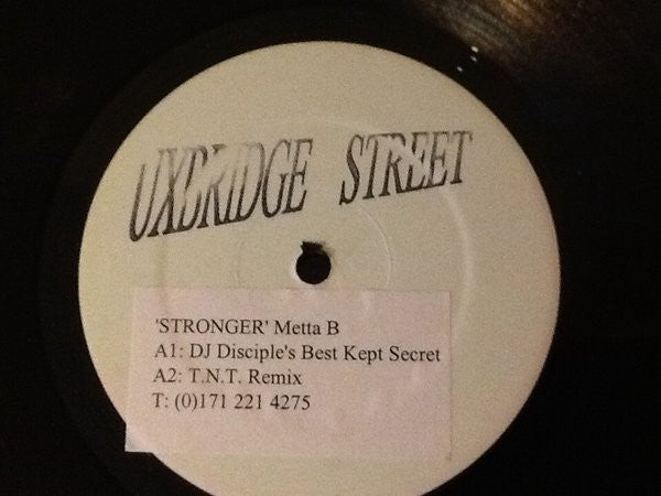 Metta Bhavna : Stronger (12", Promo, W/Lbl)