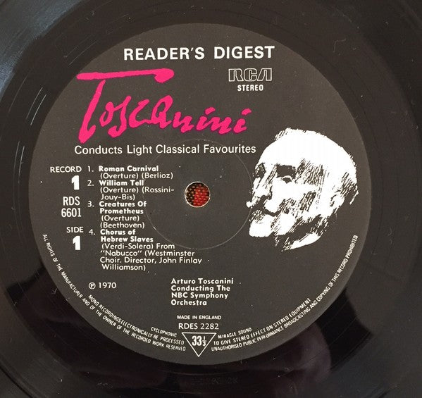 Arturo Toscanini : Toscanini Conducts Light Classical Favourites (9xLP, Comp + Box)