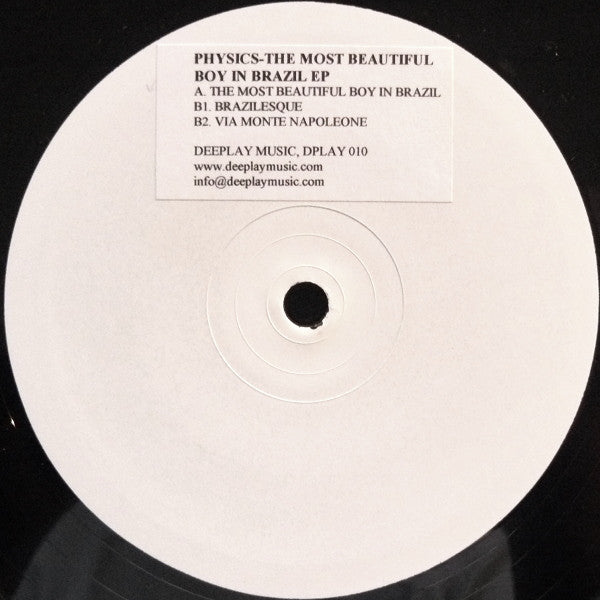 Physics : The Most Beautiful Boy In Brazil EP (12", EP, W/Lbl, Sti)