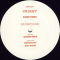 Erasure : Sometimes (12", Promo)