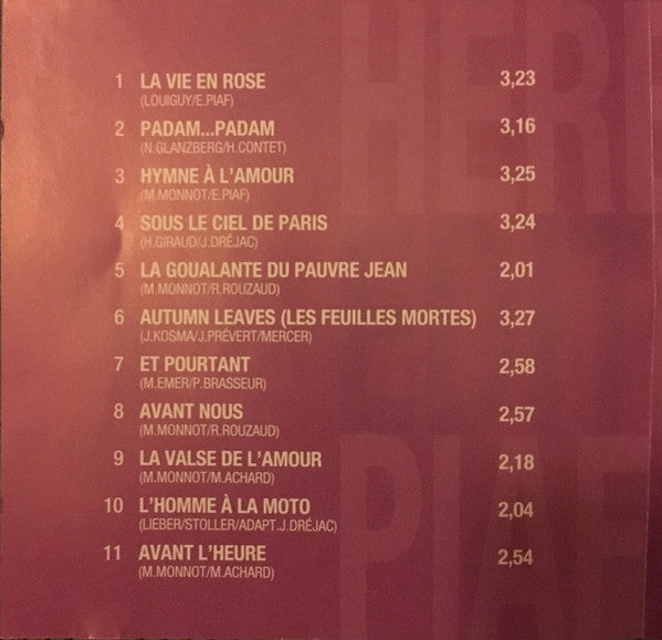 Edith Piaf : Here's Edith Piaf (CD, Comp)