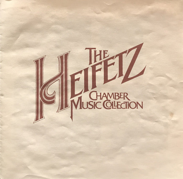 Jascha Heifetz, Emanuel Feuermann, Gregor Piatigorsky, William Primrose : The Heifetz Chamber Music Collection (6xLP, Comp, Mono, RE + Box)