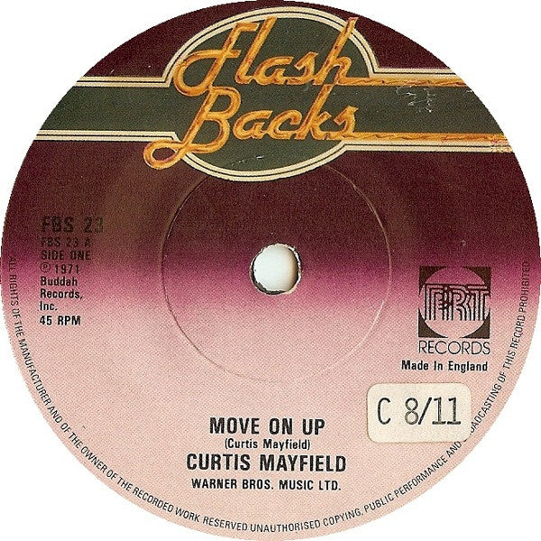 Curtis Mayfield / Melba Moore : Move On Up / This Is It (7")