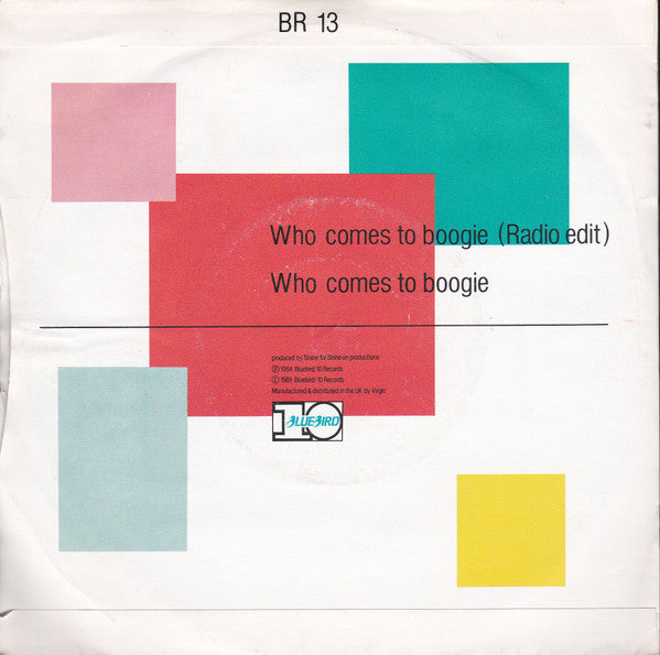 Little Benny & The Masters : Who Comes To Boogie (7", Single)