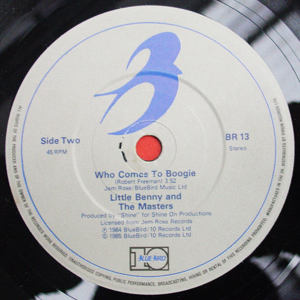Little Benny & The Masters : Who Comes To Boogie (7", Single)