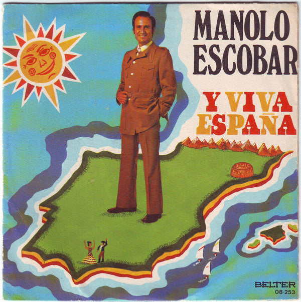 Manolo Escobar : Y Viva España (7", Single)