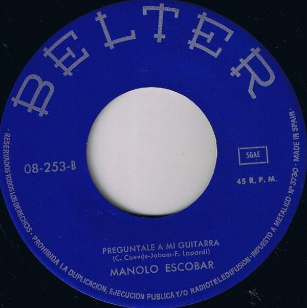 Manolo Escobar : Y Viva España (7", Single)