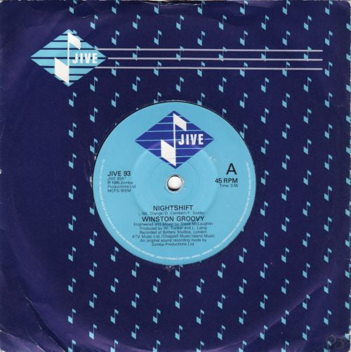 Winston Groovy : Nightshift (7", Single)