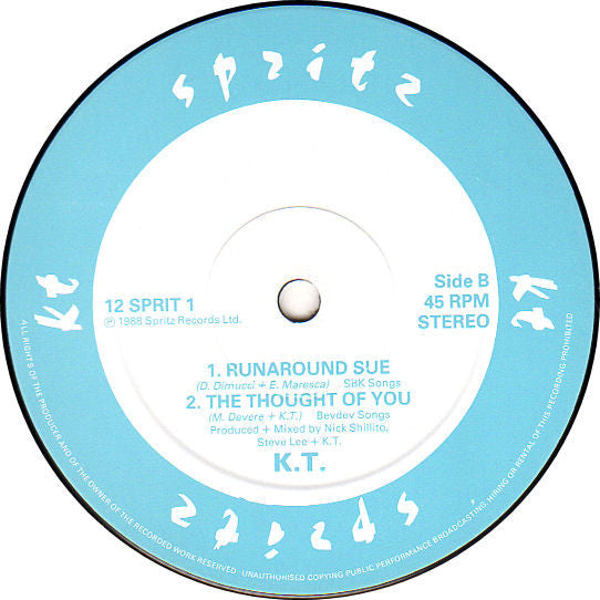 K.T. (14) : Knee Deep In Love (12", Single)