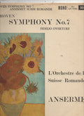 Ludwig van Beethoven, L'Orchestre De La Suisse Romande, Ernest Ansermet : Symphony No.7 / Fidelio Overture (LP, Album, Mono)
