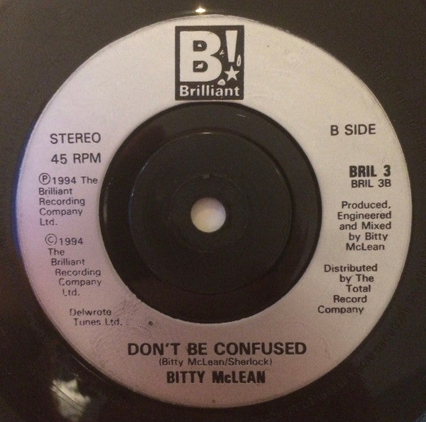 Bitty Mclean : Here I Stand (7", Single)