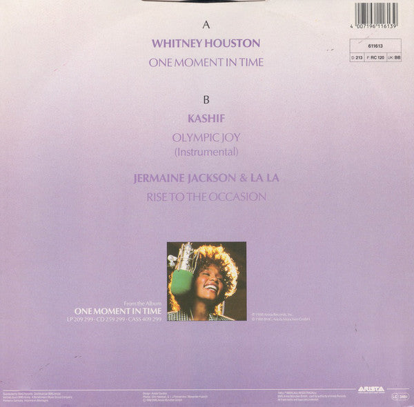 Whitney Houston : One Moment In Time (12", Single)