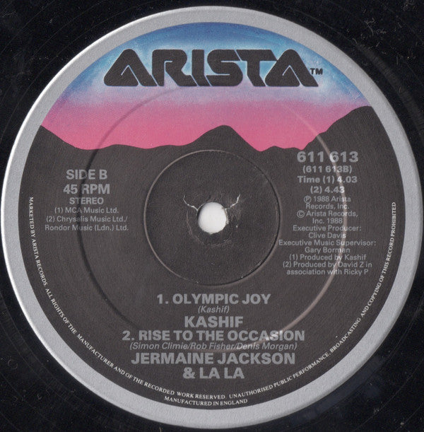 Whitney Houston : One Moment In Time (12", Single)