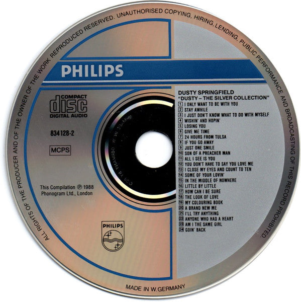 Dusty Springfield : Dusty (The Silver Collection) (CD, Comp)