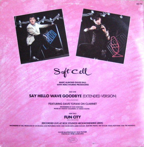 Soft Cell : Say Hello Wave Goodbye (12", Single)