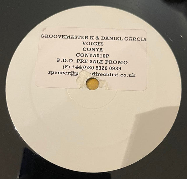 Groovemaster K. & Daniel Garcia : Voices (12", W/Lbl)