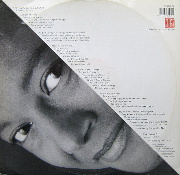 Labi Siffre : Nothin's Gonna Change (12")