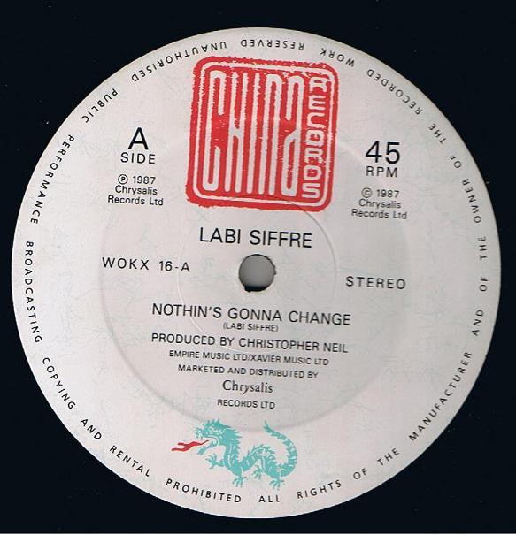 Labi Siffre : Nothin's Gonna Change (12")