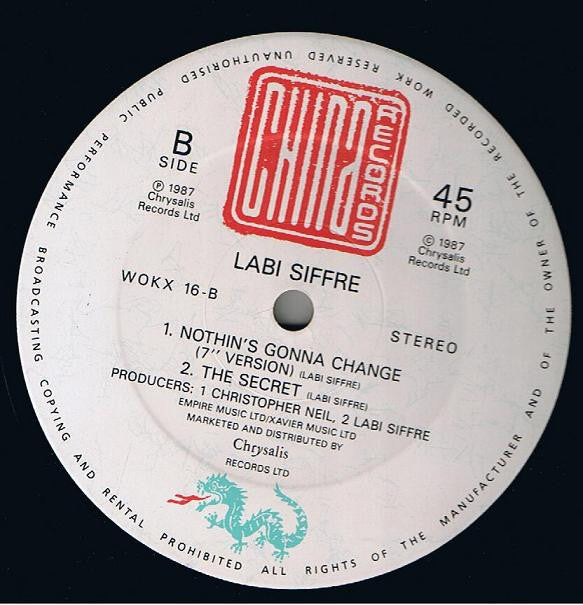 Labi Siffre : Nothin's Gonna Change (12")