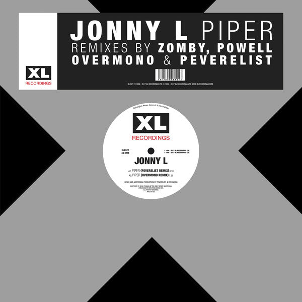 Jonny L : Piper Remixes (12")