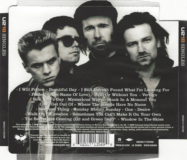 U2 : U218 Singles (CD, Comp, Num, S/Edition, Sup)