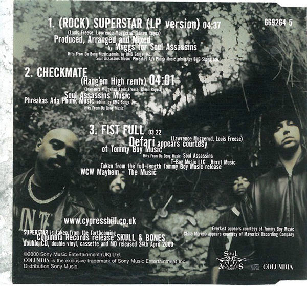 Cypress Hill : (Rock) Superstar (CD, Single)