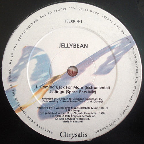 John "Jellybean" Benitez : Coming Back For More (12")