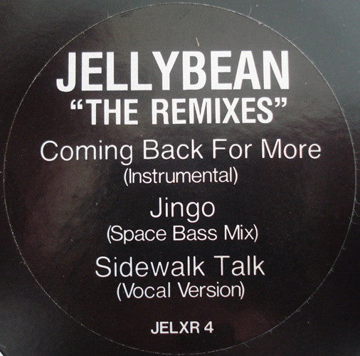 John "Jellybean" Benitez : Coming Back For More (12")