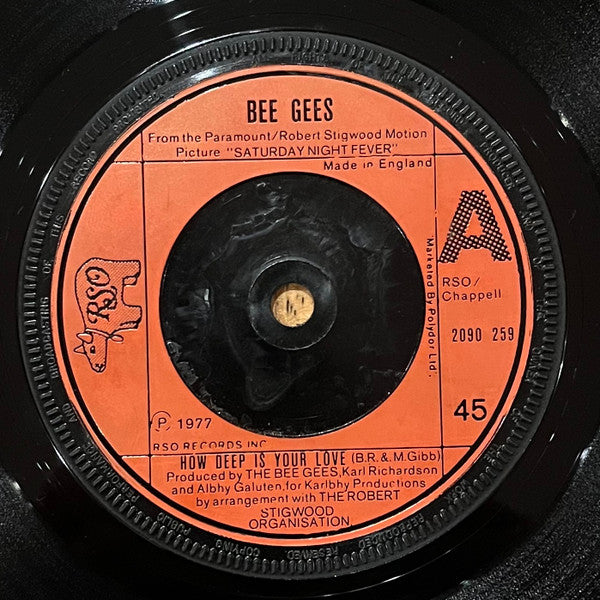 Bee Gees : How Deep Is Your Love (7", Single, Bro)