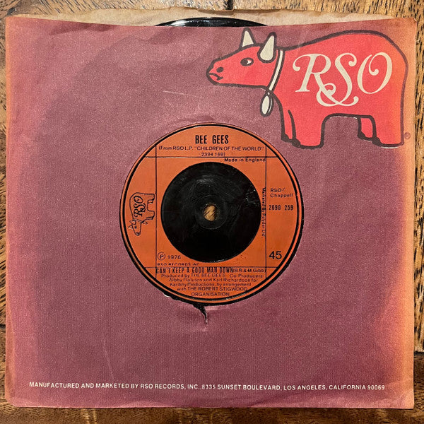 Bee Gees : How Deep Is Your Love (7", Single, Bro)