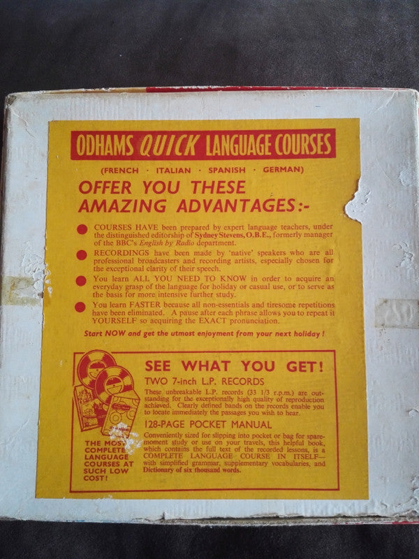 Odhams Books Ltd : Odhams Quick Spanish on Records (2x7", In )