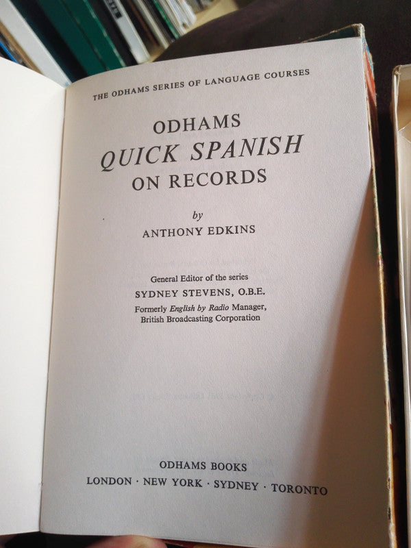 Odhams Books Ltd : Odhams Quick Spanish on Records (2x7", In )