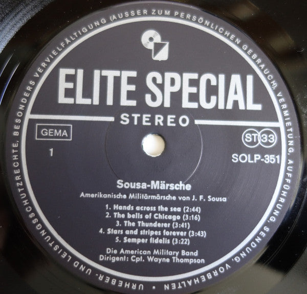 American Military Band : Sousa-Märsche (LP)