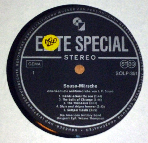 American Military Band : Sousa-Märsche (LP)