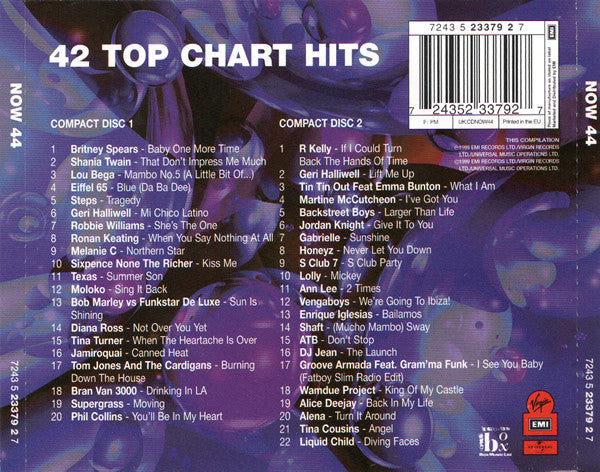 Various : Now That's What I Call Music! 44 (2xCD, Comp)