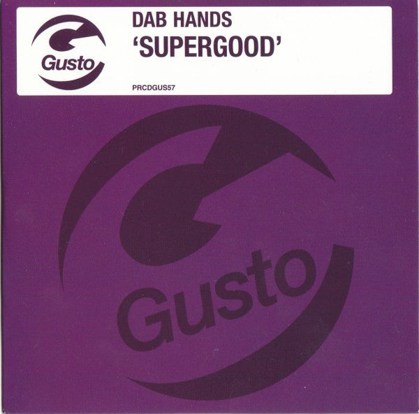 The Dab Hands : Supergood (CD, Promo, Car)