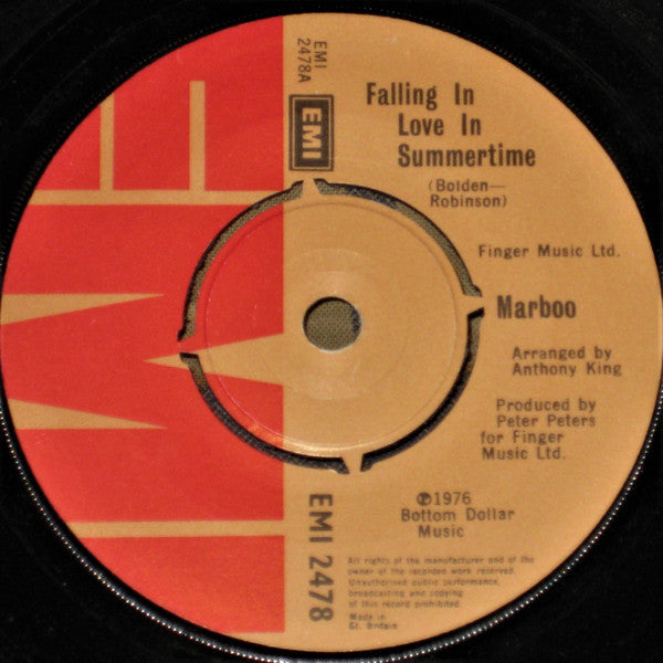 Marboo Whisnant : Falling In Love In Summertime (7")