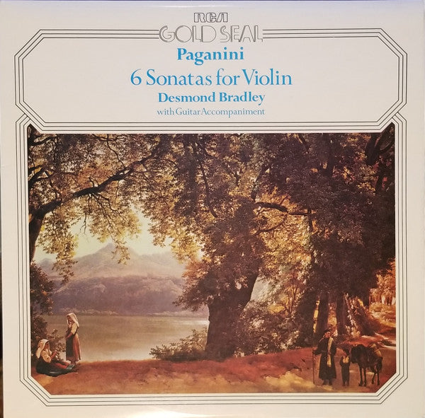 Niccolò Paganini, Giovanni Battista Viotti, Henryk Wieniawski, Desmond Bradley : Plays Sonatas For Violin & Guitar (LP)