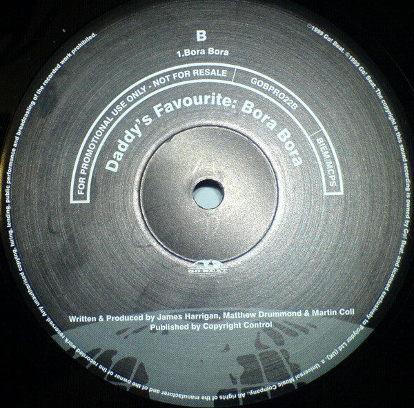 Daddy's Favourite : I Feel Good Things For You (12", Promo)