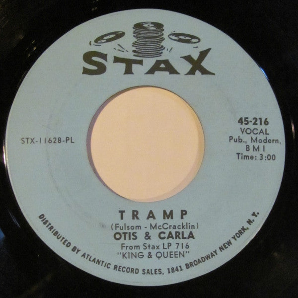 Otis Redding & Carla Thomas : Tramp / Tell It Like It Is (7", Single, Pla)