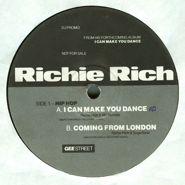 Richie Rich : I Can Make You Dance (12", Promo, Smplr)