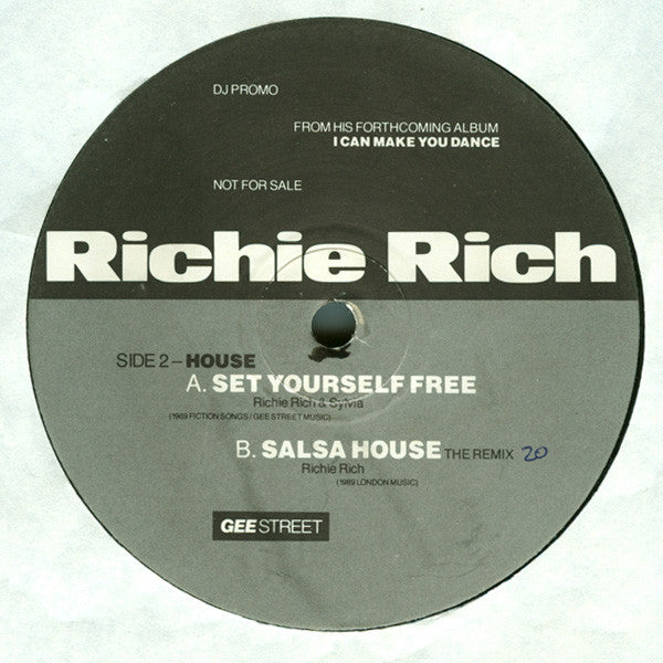 Richie Rich : I Can Make You Dance (12", Promo, Smplr)