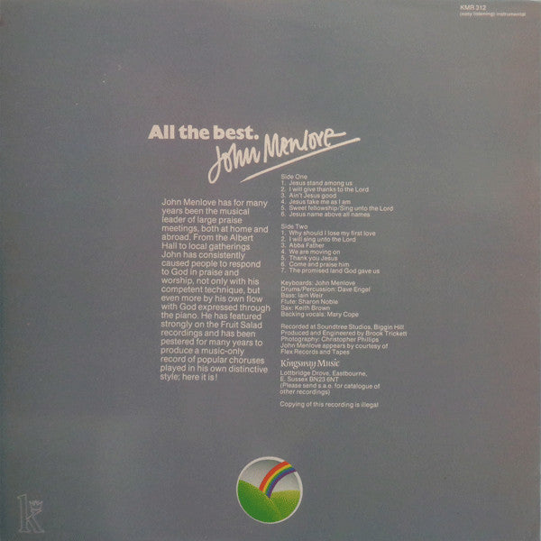 John Menlove : All The Best (LP)