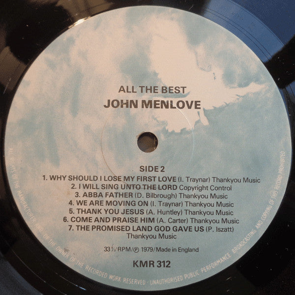 John Menlove : All The Best (LP)