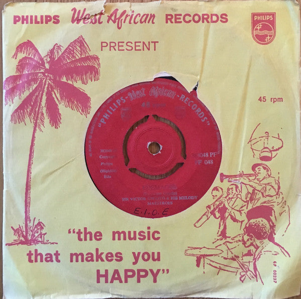 Sir Victor Uwaifo & His Melody Maestroes : J.J.C.  (7", Mono)