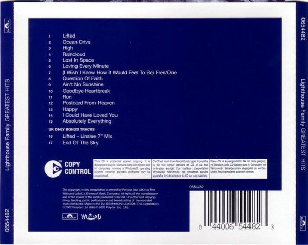 Lighthouse Family : Greatest Hits (CD, Comp, Copy Prot., S/Edition)